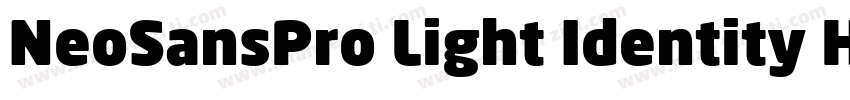NeoSansPro Light Identity H字体转换